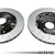 034 Motorsport 2-Piece Floating Rear Brake Rotor Upgrade Kit for Audi B9/B9.5 S4/S5/SQ5 