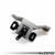034Motorsport StreetSport Engine/Transmission Mount Pair, 8J Audi TTRS 2.5 TFSI 6-MT, Billet Aluminum