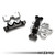 034Motorsport StreetSport Engine/Transmission Mount Pair, 8J/8P Audi A3/TT 3.2L & MkV Volkswagen R32, Billet Aluminum