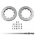 034Motorsport Replacement Rear Rotor Ring Set, Audi B9/B9.5 RS5