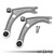 034Motorsport Dynamic+ RCO Control Arms, Audi & Volkswagen MQB and MQB Evo