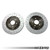 034Motorsport 2-Piece Floating Rear Brake Rotor Upgrade Kit for Audi B8/B8.5 S4/S5