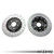 034Motorsport 2-Piece Floating Rear Brake Rotor Upgrade Kit for Audi B8/B8.5 S4/S5