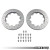 034Motorsport Replacement Rotor Ring and Hardware Set for the 2-Piece Floating Front Brake Rotor Upgrade Kit for Audi C7 S6/S7 & 4M SQ7/SQ8
