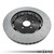 034Motorsport Stage 1 2-Piece 365MM Floating Front Brake Rotor Upgrade Kit, Gen 1 & Gen 1.5 Audi R8 (4.2 V8 & 5.2 V10)