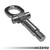 034Motorsport Stainless Steel Tow Hook - 100mm for Audi 8Y A3/S3/RS3