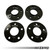 034Motorsport Dynamic+Flush Wheel Spacer Kit - Audi B8 RS5