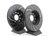 EBC Rear Slotted & Dimpled Brake Rotors - Pair (300x12)