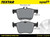 Textar Rear Ceramic ePad Brake Pad Set - Audi 8V A3 & F3 Q3 & MK3 8S TT/TTS & VW MK1 Atlas Cross Sport & MK7/MK7.5 Golf R & MK7/MK7.5 Jetta  & 2017-2024 Tiguan MQB