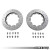 034 Motorsport Replacement Rear Rotor Ring Set, 370mm, B9/B9.5 Audi S4/S5