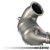 034Motorsport Cast Stainless Steel Performance Downpipe, Audi 8S TTRS and 8V.5 RS3