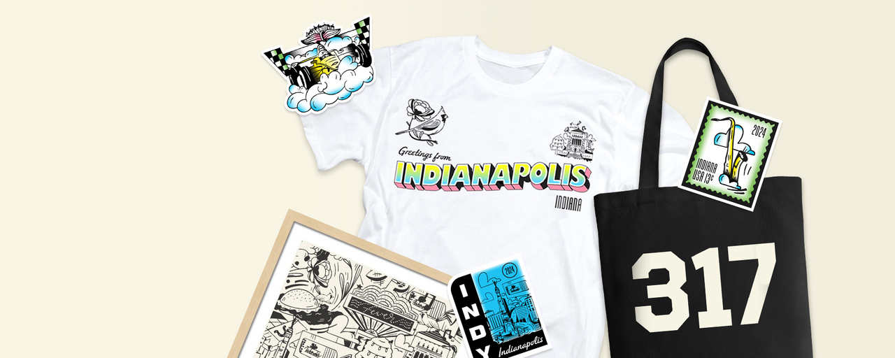 Rep the Circle City. Show off your hometown pride. 