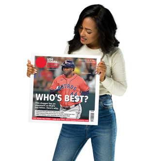 Who's Best? USA TODAY Sports Weekly Cover Page Print | Yordan Alvarez | July 15, 2026