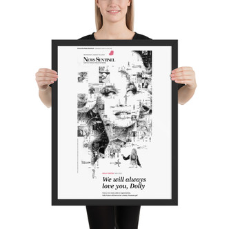 We Will Always Love You, Dolly Commemorative Framed Page Print