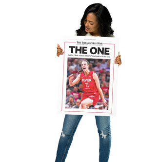 Caitlin Clark Rookie of the Year Commemorative Cover photo paper page print