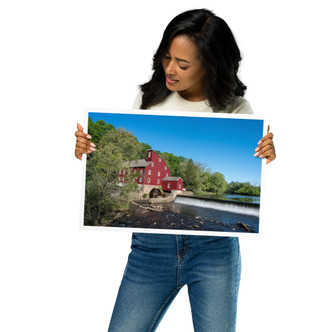 Red Mill Museum Village photo paper poster