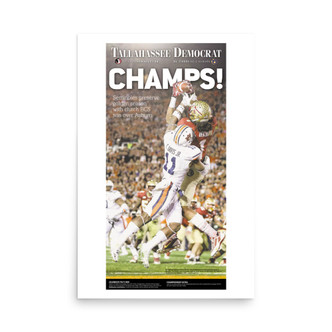 Florida State Seminoles Champs 2013 BCS National Championship page print