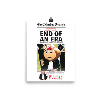 The Columbus Dispatch Lee Corso 'End of an Era' Page Print