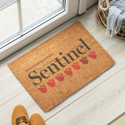 The Holland Sentinel Tulip Welcome Doormat