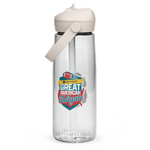 Great American Tailgate Flip Straw Water Bottle