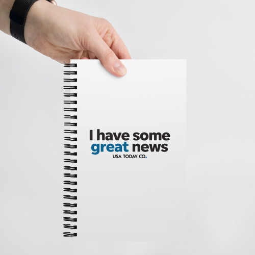 "I Have Some Great News" Spiral Notebook