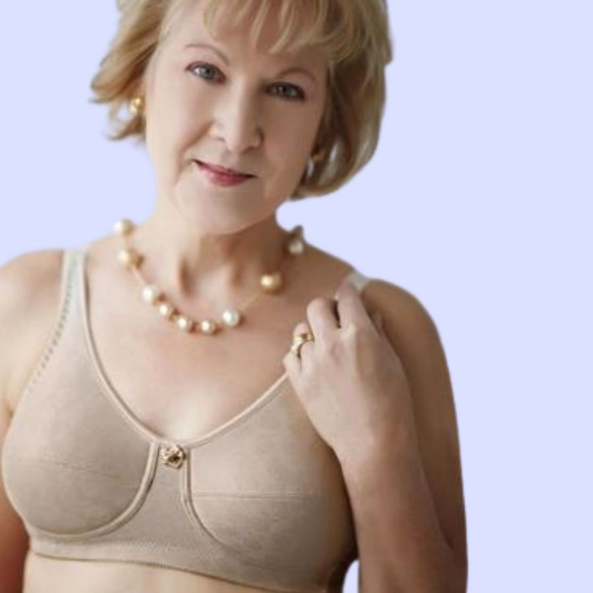 American Breast Care Women's Soft Cup Bra Rose 40DD at