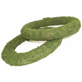  Padded Moss Wreath Ring with Integral Wire 