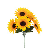  Christmas Silk Flower Sunflower (x48) 