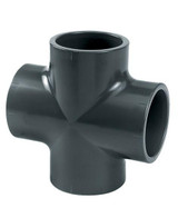  PVC Cross 40mm-40mm-40mm-40mm   (Each) 