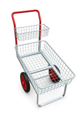  Garden Centre Trolley with Solid Tyres (Box) 