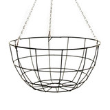 Wolds Bloom Growers Flat Bottom Wire Hanging Baskets 