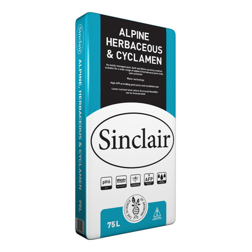  Sinclair Alpine, Herbaceous & Cyclamen Compost 75L 