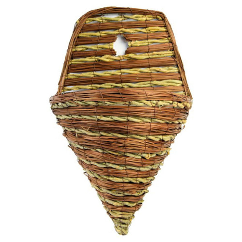 Wolds Bloom 14" Swirl & Rope Reed Wall Hanging Baskets 
