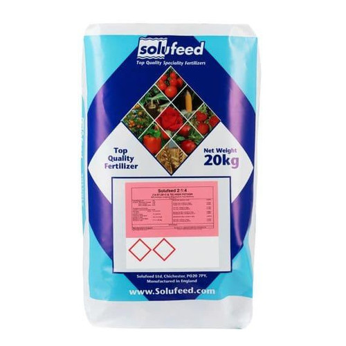  Solufeed  2:1:4 Water Soluble Fertiliser High K 20kg 