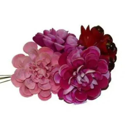  Wreath Flowers Georgina Dahlia Pick Assorted Colours 