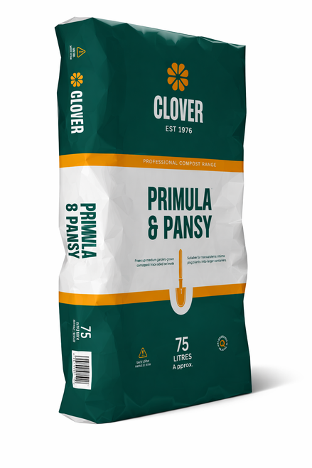 Clover Primula & Pansy Compost Professional 75lt (51)