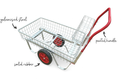  Garden Centre Trolley with Solid Tyres (Box) 