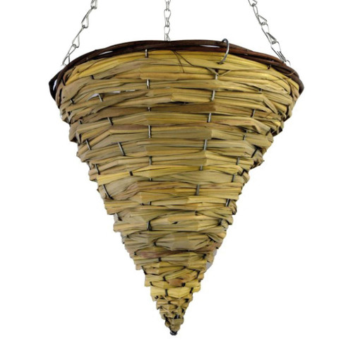 Wolds Bloom Sugar Cane Cone Hanging Baskets 
