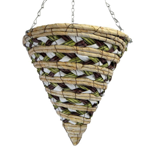 Light 3 Tone Pattern Cone Hanging Baskets Light 3 Tone Pattern Cone Hanging Baskets