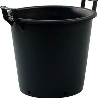  Container + Handle |Heavy Duty 45Dx37H -  Rd 35lt Black (1) 