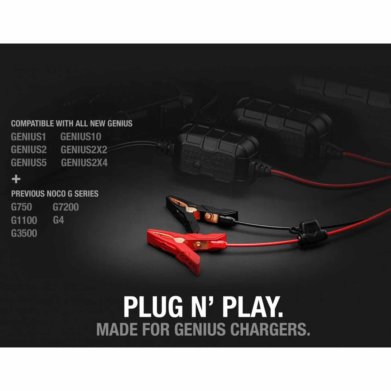 NOCO Genius Series Charger Battery Clamps | NOCO Genius Accessories