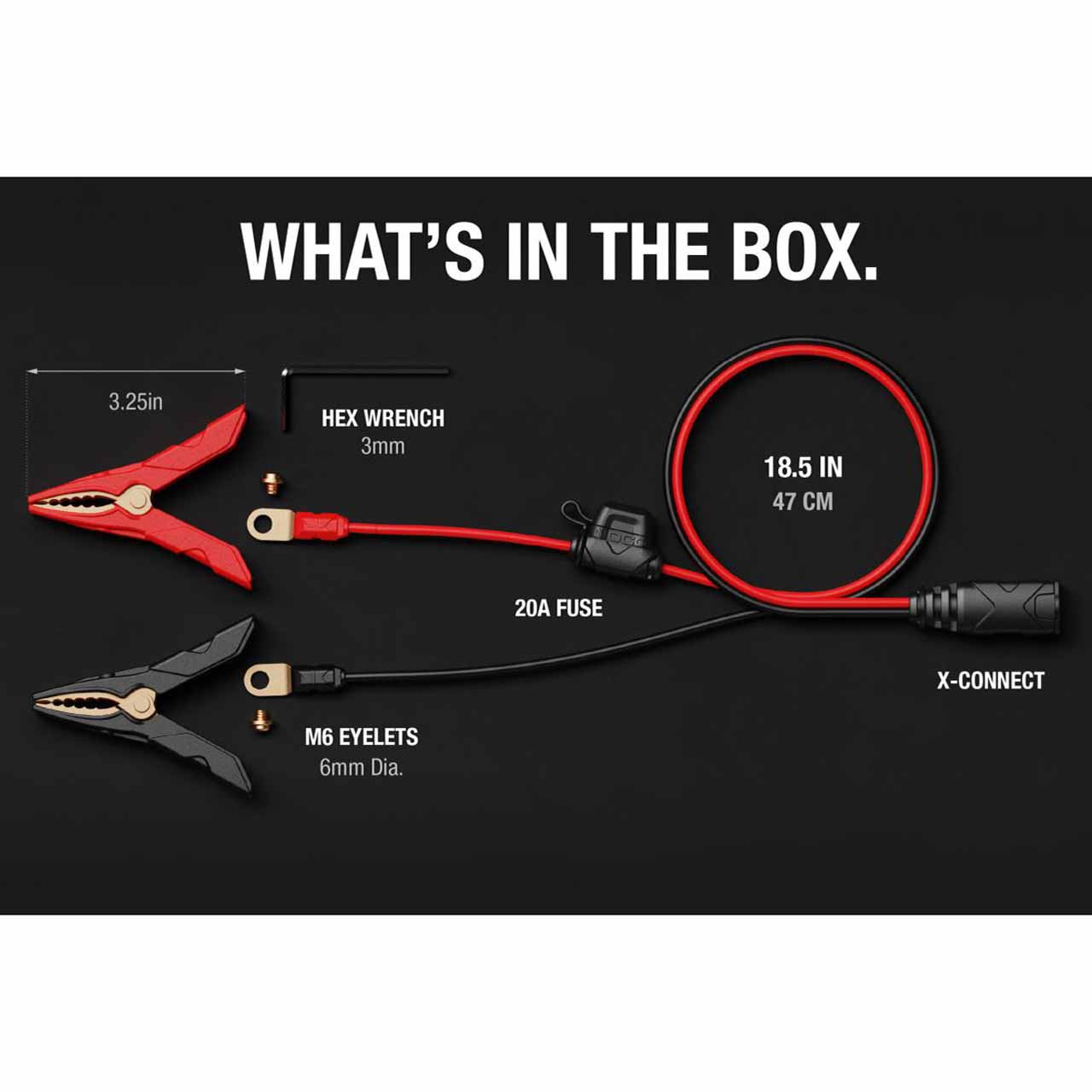 NOCO Genius Series Charger Battery Clamps | NOCO Genius Accessories