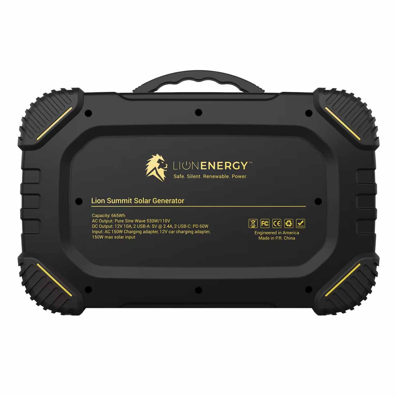 Lion Energy Summit Portable Power Stations 665Wh 530W 50170208