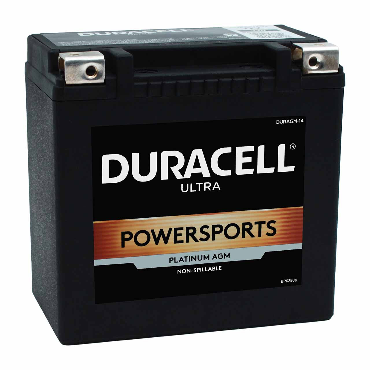 Duracell DURAGM-14 AGM Powersport Battery – Replaces YTX14-BS
