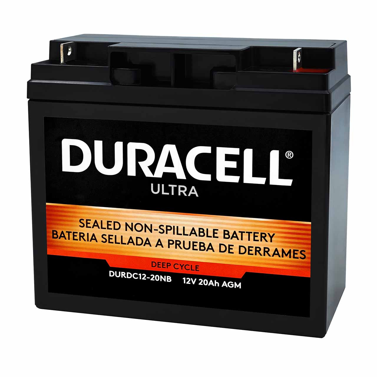 Duracell DURDC12-20NB 12V 20Ah AGM Deep Cycle Battery