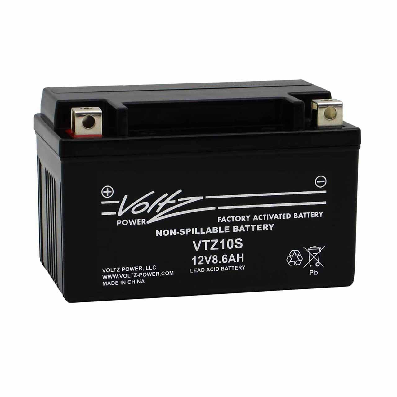 Voltz VTZ10S AGM Powersport Battery – Replaces YTZ10S & CTZ10S