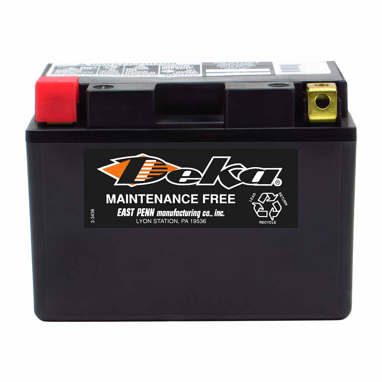 Deka ETZ14S AGM Powersport Battery – Replaces YTZ14S & B106