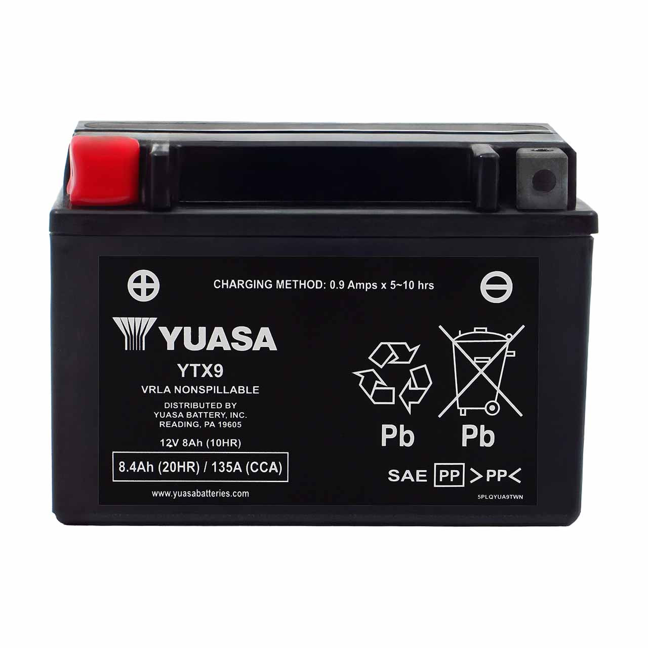 Accu YTX9-BS 12v-8Ah (incl. zuurpakket) | Roger Trading Custom Vespa's