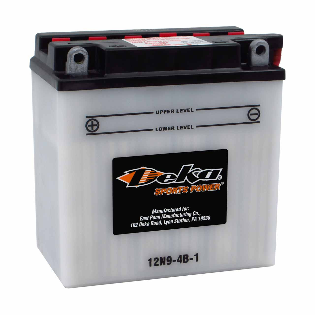 Deka 9-B Flooded Motorcycle Battery – Replaces YB9-B