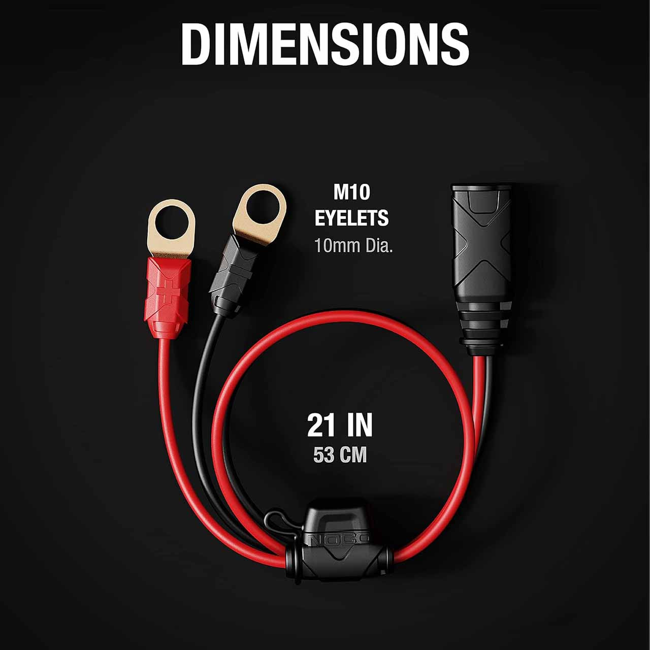 NOCO GC008 X-Connect XL Eyelet Terminal Connector – M10 Ring Terminals